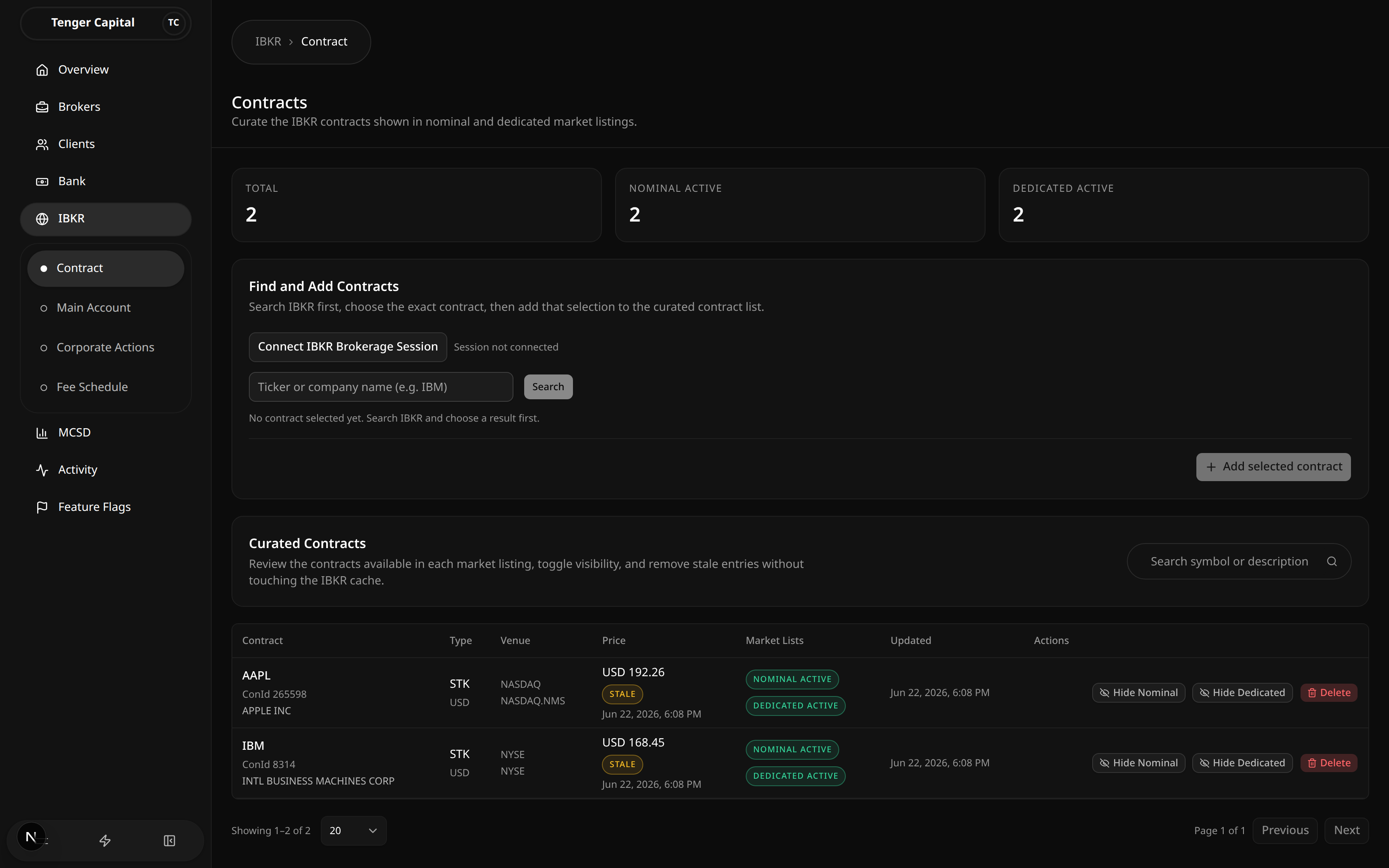 Contract Search
